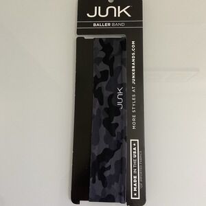 Junk Brands Headband Baller Black Ops Camouflage Made In The USA NEW Lightweight